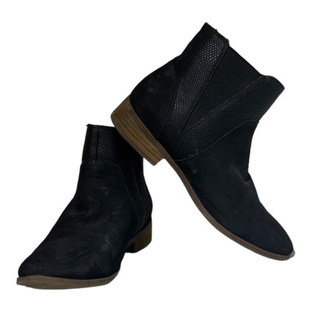 Roxy Womens Chukka Boots Leather Look Black Size 7